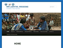 Tablet Screenshot of influentialmissions.com
